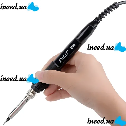Thermo-air soldering station JCD 8898 2in1 80W soldering iron and 750W thermofan with temperature control and display for SMD soldering and electronics repair.
