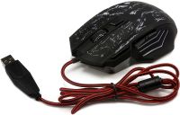 Игровая компьютерная мышь Gaming Mouse X7 проводная оптическая USB геймерская мышка со светодиодной LED подсветкой для ПК компьютера и ноутбука