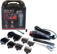 Акумуляторна машинка для стрижки волосся GEMEI GM-1016 8 в 1 чоловічий провідний тример для бороди з насадками, ножицями і гребінцем Geemy GM1016