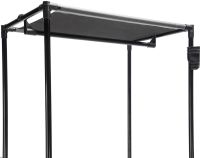 Підлогова складна вішалка для одягу New Boxy Coat Rack 6602 шафа органайзер з гачками і трьома полицями для взуття, розкладний стелаж для передпокою