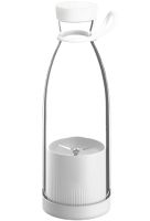 Portable Mini Juicer 350ml Bottle Blender for Smoothies and Juice, Wireless Portable Mini Blender, Juicer, Fruit Chopper White