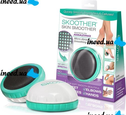 Manual pumice stone for roughened skin Skoother Skin Smoother ML-103 is a tool for smoothing and removing calluses and corns with replaceable nozzles