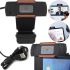 Веб камера с микрофоном Digital High Webcam JHL 1 640х480 универсальная внешняя USB веб-камера B1 на прищепке для ПК компьютера и ноутбука JHL-1 Черная