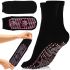 Hot Care WZ-022 Tourmaline Warming Socks with massage sole and heat effect for pain, fatigue and swelling Health Sock 37-42 Black