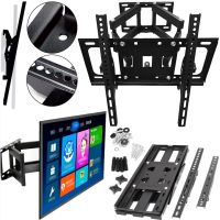 Wall Mounted Swivel Bracket V-STAR CP603 32"-60" Inclined TV Wall Mount, Hanging Plasma Holder 32-60 inches Up to 50kg Black