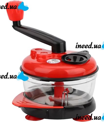 Keouke Chopper Food LG-006 2-in-1 Handheld Vegetable Chopper LG-006 2-in-1 Kitchen Mini Blender with three blades and 1.5L bowl Chopper for chopping meat