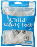 Window blocker with key Child Safety Lock AND-93 child safety lock, protection for furniture, wardrobe, refrigerator, lock with cable for children