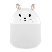 Настільний ультразвуковий зволожувач повітря нічник кролик Humidifier Rabbit ВА-12, портативний USB Арома-дифузор з підсвічуванням, нічник-зволожувач