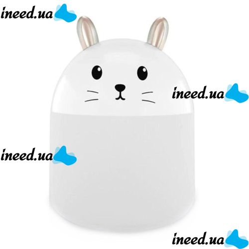 Настільний ультразвуковий зволожувач повітря нічник кролик Humidifier Rabbit ВА-12, портативний USB Арома-дифузор з підсвічуванням, нічник-зволожувач