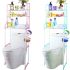 Stand above the toilet bowl Supretto Toilet Rack 160x50 cm floor shelving, shelf shelf for bathroom and toilet storage organizer
