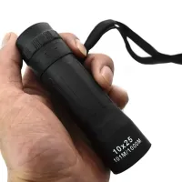 Ручной мини монокуляр телескоп MIL-TEC FR-301 10Х25 с 10 кратным улучшением Монокль высокой четкости Suncore MT-9 для кемпинга и походов с чехлом