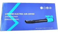 Makita CBU01Z 2 battery cordless leaf blower, Makita PLB5020BL 1000W cordless garden blower for dusting and snowing