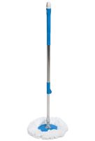 Комплект швабра с самоотжимом и ведром Magic Mop 360 (Меджик Моп) телескопическая швабра с Spin Mop с насадкой из микрофибры Easy Mop 360, Rotary Mop
