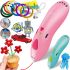 Rechargeable Stencil Pen 3D Painting Pen K9901 500 mAh Wireless Low Temperature 3D Pen for Volumetric Drawing of Models with Plastic
