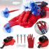 Children's toy glove blaster Spider Man Spider Wrist Transmitter AND-5659 toy hand gun with crossbow and 3 suction cups Spider Men