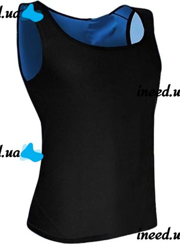 Men's Slimming Sweat Shaper Men's Slimming T-shirt with Sauna Effect, Men's Sports Sauna T-shirt M/L XL/XXL Black
