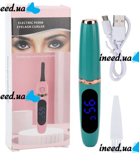 Rechargeable Eyelash Curler Eyelash Curler XL-271, heated, Electric Brush Curling Iron with Display USB Charging