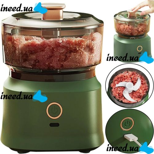 Portable Mini Kitchen Blender, Garlic and Mashed Potatoes Grinder Multifunctional Cooking Machine Jucier AND460 from USB, Electric Grinder 350 ml