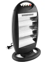 Floor infrared halogen heater Domotec MS-5951 1200W 3 power modes, tabletop quartz electric heater from the mains 1200W