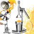 Ручна настільна соковижималка прес Manual Juicer AND841 для соку цитрусових і гранатів, механічний прес з нержавіючої сталі для фруктів