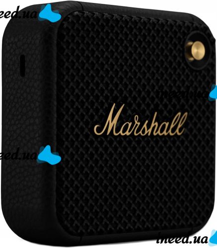 Marshall Willen BT Portable Speaker Wireless Waterproof Bluetooth Speaker Retro Style USB for Android IOS Black