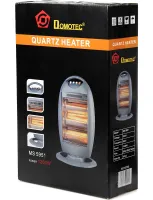 Floor infrared halogen heater Domotec MS-5951 1200W 3 power modes, tabletop quartz electric heater from the mains 1200W
