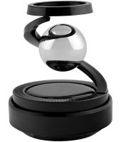 Car Fragrance Star Electromarnetic Solar Freshener AND 5309 levitating solar-powered ball, freshener diffuser on the car dashboard