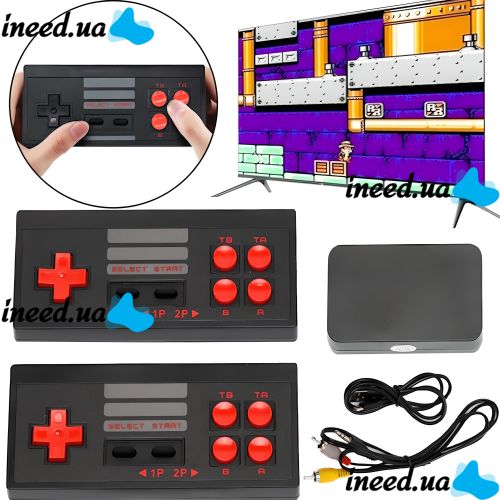 8bit U-BOX EXTREME Mini Game Box AHH-07 620 games with 2 wireless joysticks Portable 8bit console with built-in games D600