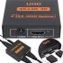 Bidirectional Switch Video Splitter Splitter 1x2 OEM HVS01 to 2 HDMI Ports with 4K, 2K Support, Active Splitter 48512 Black
