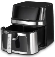 Безмаслянная аэрофритюрница мультипечь Domotec MS-3222 12л 2800W с регулировкой температуры для приготовления еды, фритюрница с функцией аэрогриля