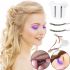 Накладные светодиодные накладки для подсветки ресниц LED RGB Lashes подсветка глаз, Светящиеся ресницы для фотосессии и вечеринок от батарейки