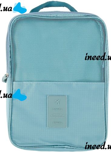 Сумка-органайзер для взуття Travel Series Shoes Pouch портативна водонепроникна Дорожня сумка, сітчастий органайзер чохол для зберігання на блискавці
