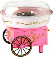 Аппарат для приготовления сладкой ваты Cotton Candy Make NJ-228 Розовый автоматическое устройство мини-машина для сахарной ваты в домашних условиях