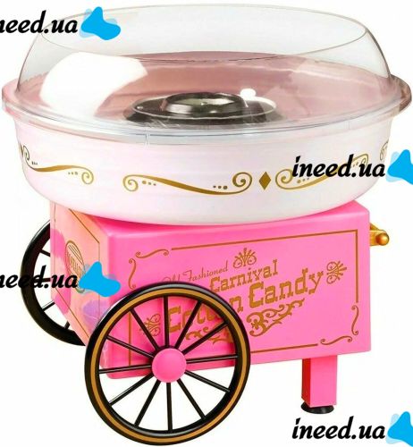 Аппарат для приготовления сладкой ваты Cotton Candy Make NJ-228 Розовый автоматическое устройство мини-машина для сахарной ваты в домашних условиях