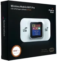 Wireless Mobile Wi-Fi Pro MF68E 4G/5G Cordless Wifi Router with SIM card slot and removable battery