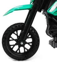 Детский электромотоцикл Cool Mountain 26X-130 Зеленый электрический байк на аккумуляторе с LED подсветкой, музыкой для детей от 2-х лет до 25 кг