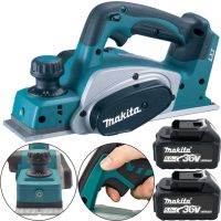 Акумуляторний рубанок по дереву Makita DKP180 36V 5AH 2 акумулятори Бездротовий електрорубанок Макіта PCP36V 11000 об/хв 36В 5Ач в кейсі Синій