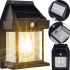 Вуличний настінний світильник Coba Solar Wall Lamp HW-666 - 1W на сонячній батареї, акумуляторна фасадна лампа з датчиком руху KT-666