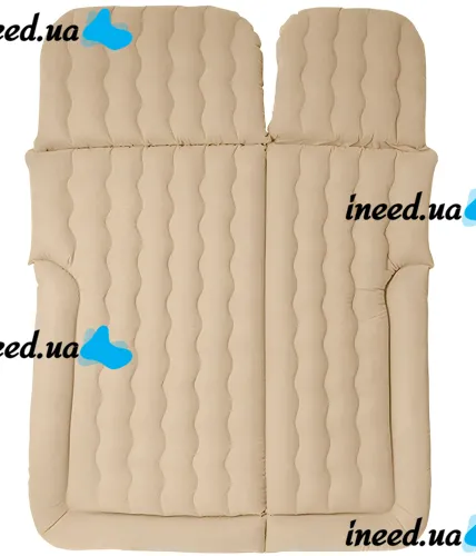 Car Travel Bed AND 5337 Inflatable Car Mattress AND 5337 Double Rear Seat Mattress 174x126 cm Car Bed with Pump and Pillows