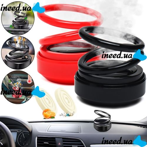 Car fragrance Solar Power Car Aroma XS-188 levitating rings on a solar battery, diffuser on the dashboard in the car MAG-810