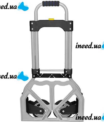 Household folding luggage cart Draw-bar Truck XS-715 up to 75 kg cargo two-wheel folding cart with telescopic handle 87x38x35 cm