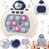 Детская игрушка головоломка Quick Push Pop It Astronaut SN27 интерактивная электронная приставка антистресс поп ит Астронавт на батарейках от 3-х лет