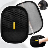 Двостороння рукавичка Pet Hair Removal Glove PL-23 для видалення шерсті тварин, електростатична щітка для прибирання ворсу, пилу та волосся 24х16 см