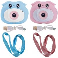 Дитячий цифровий фотоапарат Infinity Kids Camera D300 Pig з іграми, Селфі камерою і відео зйомкою, акумуляторна камера для дітей від 3-х років USB