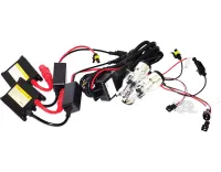 Set of xenon Bosch H3 HID 5000K 35W 12V with ignition boxes and lamps, set of xenon lamps for headlights in car White
