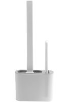 Set of brush and brush Cleaner Toilet Brush RD-5763 hanging Silicone flexible Brush on a stand with a wall mount for cleaning the toilet bowl HA-179