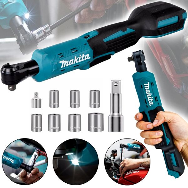 Аккумуляторный угловой гайковерт трещотка Makita DWR180Z 48V бесщеточный электроинструмент для откручивания и закручивания болтов и гаек 1/2 X-474