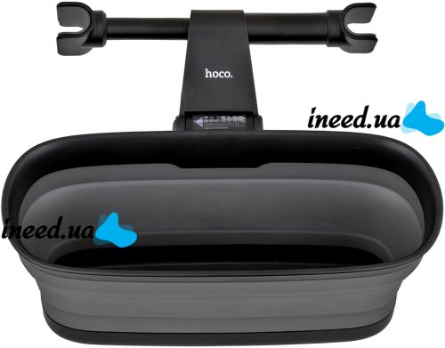 Car hanging organizer Hoco PH35 mini storage box for small items on the seat in the car interior, holder with mirror on the headrest in the car