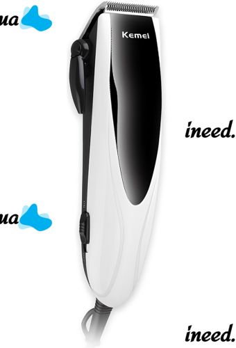 Kemei KM-6355 10W Wired hair clipper professional trimmer for edging beard and mustache from the network with replaceable Gemei nozzles