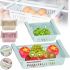 Stretchable Hanging Storage Rack TM18013 sliding refrigerator organizer TM18013 hanging container, sliding shelf, food storage basket